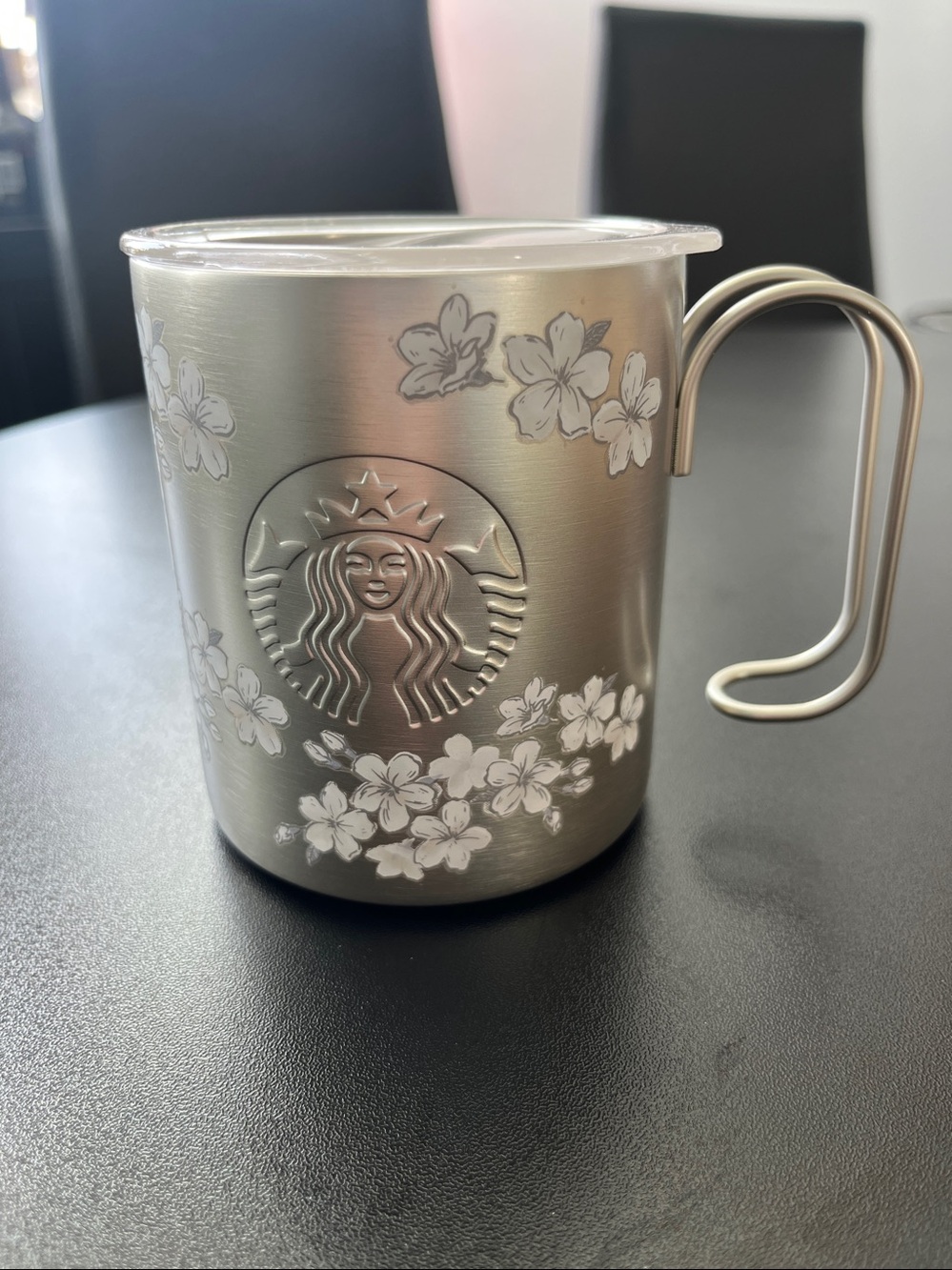 Starbucks Japan Sakura 2026 Stainless Steel Cherry Blossom Cup, 355 mL, NEW